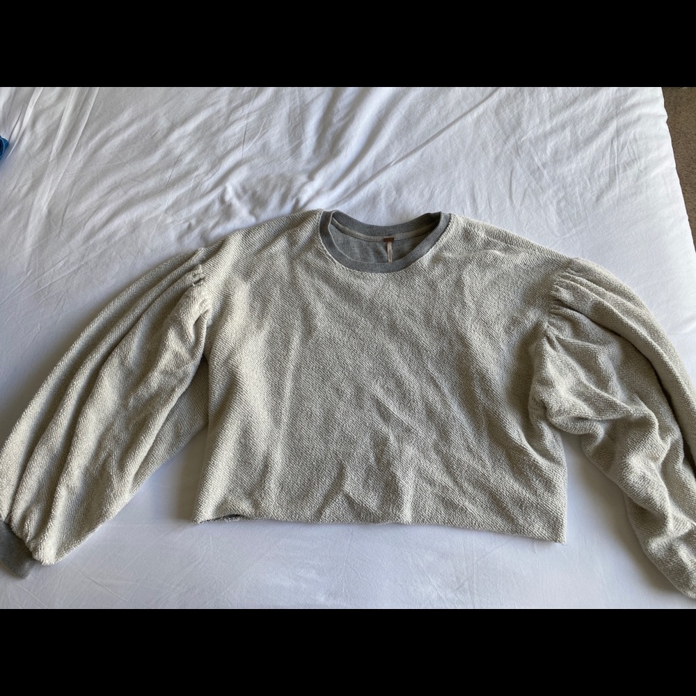 Free People Cropped Pullover